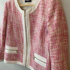KARL LAGERFELD Pink Blazer, Size 14